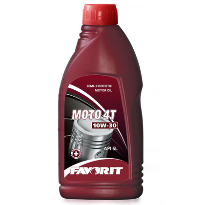 Моторное масло Favorit 4T SAE 10W-30 MOTO+AGRO 1л