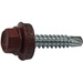Шуруп кровельный 5,5х19 мм, RAL 3011 коричнево-красный, 200 штук