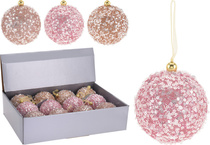 Шар ёлочный Cute 8см, полистирол, арт. CAA724840