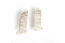 Заглушка левая и правая Ясень серый (2 шт) 112 Rico Leo