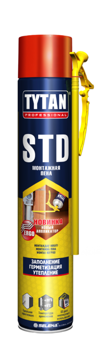 Пена монтажная Tytan Professional STD ЭРГО 750 мл
