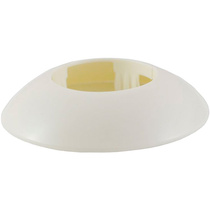 Розетты напольные/обвод ПВХ для труб d-26 Белый (2 шт)