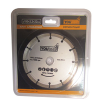Круг отр.алм. 150х22мм -сегментный (универс) YOURTOOLS