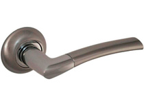 Ручки раздельные PALIDORE A-55HH/PC белый никель/хром