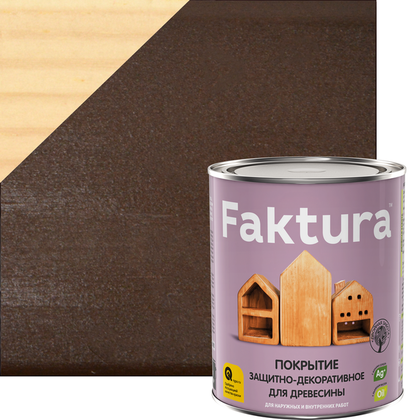 Покрытие FAKTURA защитно-декоративное для древесины палисандр 0,7 л