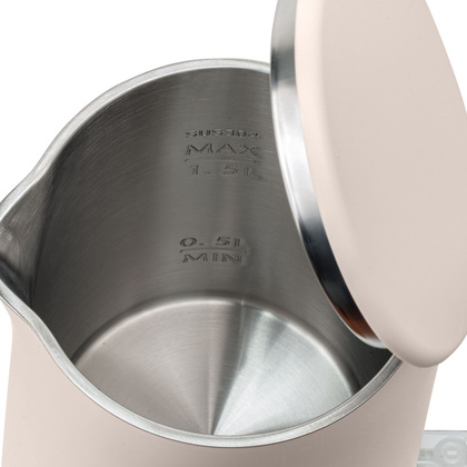 Электрочайник GALAXY LINE GL 0327 ПУДРОВЫЙ, 1800 Вт, 1,5л,