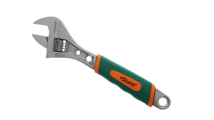 Ключ разводной 300мм, усил. мягк. рукоятка Sturm! 1045-02-A300