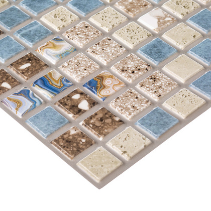 Панель ПВХ самоклеящаяся Grace мозаика Фокси 482х482 мм