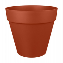 Горшок для цветов IDILAND Tarragon 10 л, диаметр 280 мм со вставкой терракотовый 221610632/01