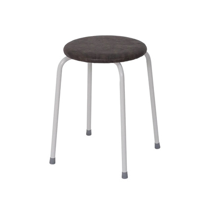 Табурет круглый Пенек легкий 180 с ЛДСП, серый, цвет сиденья коричневый (v.000 с ЛДСП)