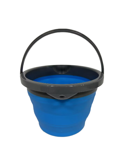 Ведро силиконовое с крышкой, 5л