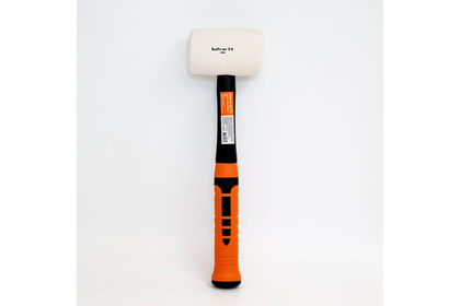 Киянка резин. 450г (бел.) Bohrer фибергл. рукоятка (круглый боек) 45013345