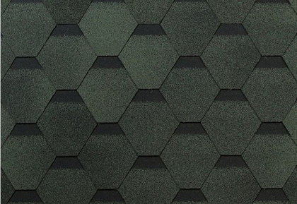 Черепица SHINGLAS Оптима, зеленый S3м2