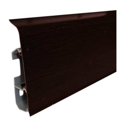 Плинтус напольный ПВХ Qvant Q05 Дикела 76мм 2,2м