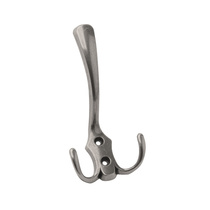 Крючок мебельный трехрожковый KERRONKR 0050 BAZ, черненый старинный цинк