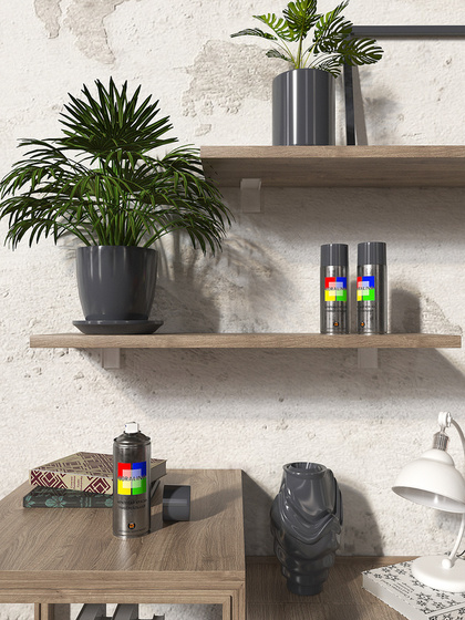 Краска Coralino RAL 7024 (520 мл, графитовый серый)