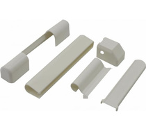 Комплект декор накладок для петель окон ПВХ арт У1-5709 Левша