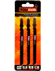 Пилка для лобзика по дереву YOURTOOLS T244D 3 шт