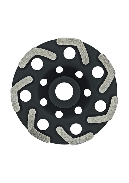 Чашка алм.шлиф. 125х22мм-БУМЕРАНГ RED CHILI