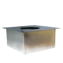 Проход перекрытия. d.250мм 600x600 500x500мм AISI430-0,5мм.