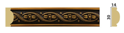 Молдинг 30*14*2400 Ватикан (ПИ30В)