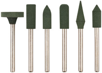 Насадки полировальные мелкой зернистости наб.6шт. FIT