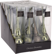 Верхушка ёлочная Green 28см, полипропилен, арт. CAN218550