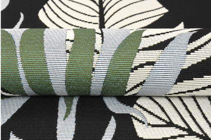 Ковер-циновка Borneo 120х170 см чёрный белый 6956-3-120170