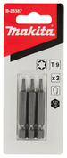 Бита Torx T 9 х 50 мм (к-т 3шт) MAKITA B-25367