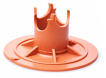 Фиксатор стойка на песчаные грунты усиленная KRONEX ФС-50 50/55 мм., арм. 4-18 мм. (упак. 20 шт.),FKS-0744