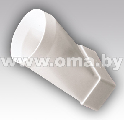 Соединитель плоского воздуховода с круглым ПВХ 60х204/D125 620СП12,5КП