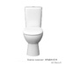 Унитаз-компакт Альбано R ЖС Инкоэр белый с1, ОАО Керамин