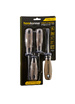 Набор отверток с комб. ручкой полимерн. дерево 4шт Hanskonner HK1040-19-4