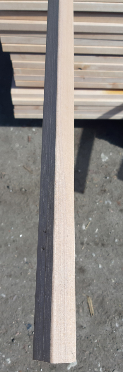 Уголок наружный 30х30х2200 мм, сорт А. ольха