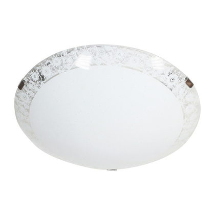 Светильник наст.-потол. Полюшко 300 НПБ 01-2х60-139 М16 проз./кл.мет. (2*60Вт, E27)