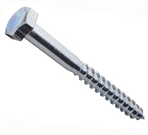 Шуруп шестигранный - 10x100 цинк (10 шт)