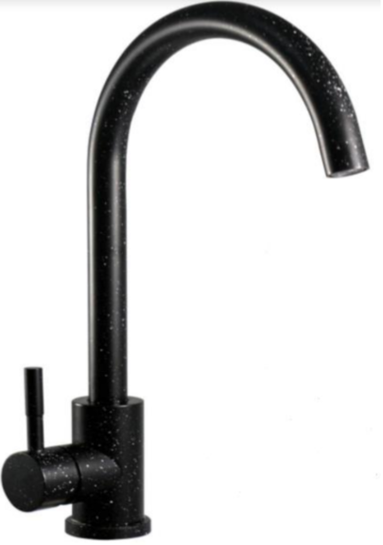 Смеситель для кухни Black, R-излив, арт. K45 Black