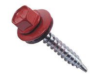 Саморез по кровле - 4.8x29 цинк. RAL 3005 винно-красный (50 шт)