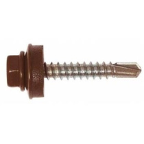 Шуруп кров. 5,5х19 RAL 8017 шоколадный (50шт)