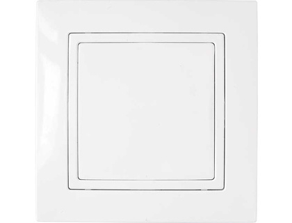 INA бел. Выключатель 1-кл. С110-860 (с рамкой), ОККО