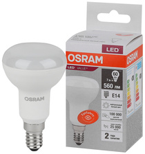 Лампа светодиодная R50 7Вт Е14 4000К 4058075581692 LED VALUE OSRAM