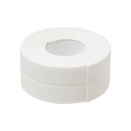 Лента бордюрная герметик 60 мм уп. 3,35 м белая (блистер)