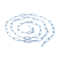 Цепь DIN 763 (дл. звено) 5мм белый цинк 3 м