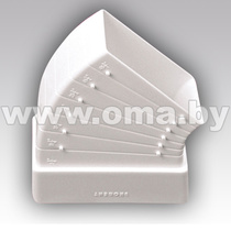 Колено плоское горизонтальное разноугловое ПВХ 60х204 620КРП