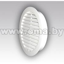 Решетка вентиляционная круглая D150 с фланцем D125 (арт. 12РК)