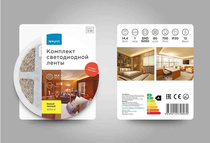 Комплект светодиодных лент (10-68) 14,4Вт/м 3000К 12В (smd5050, 60д/м, IP20) 1м Apeyron