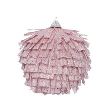 Шар ёлочный Pink Lace 10см, SYJJ -0290