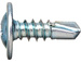 Шуруп по металлу 4,2х19 мм, пресс-шайба, сверло, оцинкованный, 500 шт