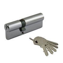 Механизм цилиндровый (55/35, ключ/ключ, хром, английск.ключ) ЛУ-90 NORA-M