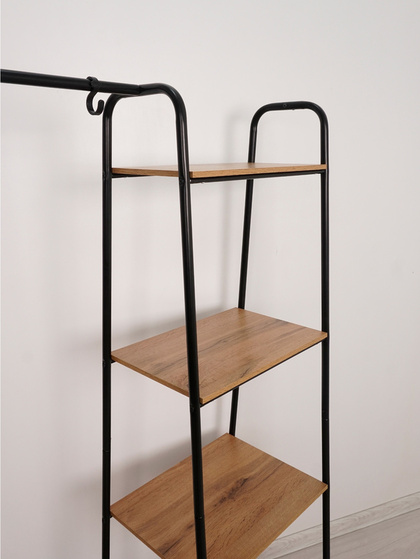 Гардеробная система с полками Скандинавия 1 (Черный)